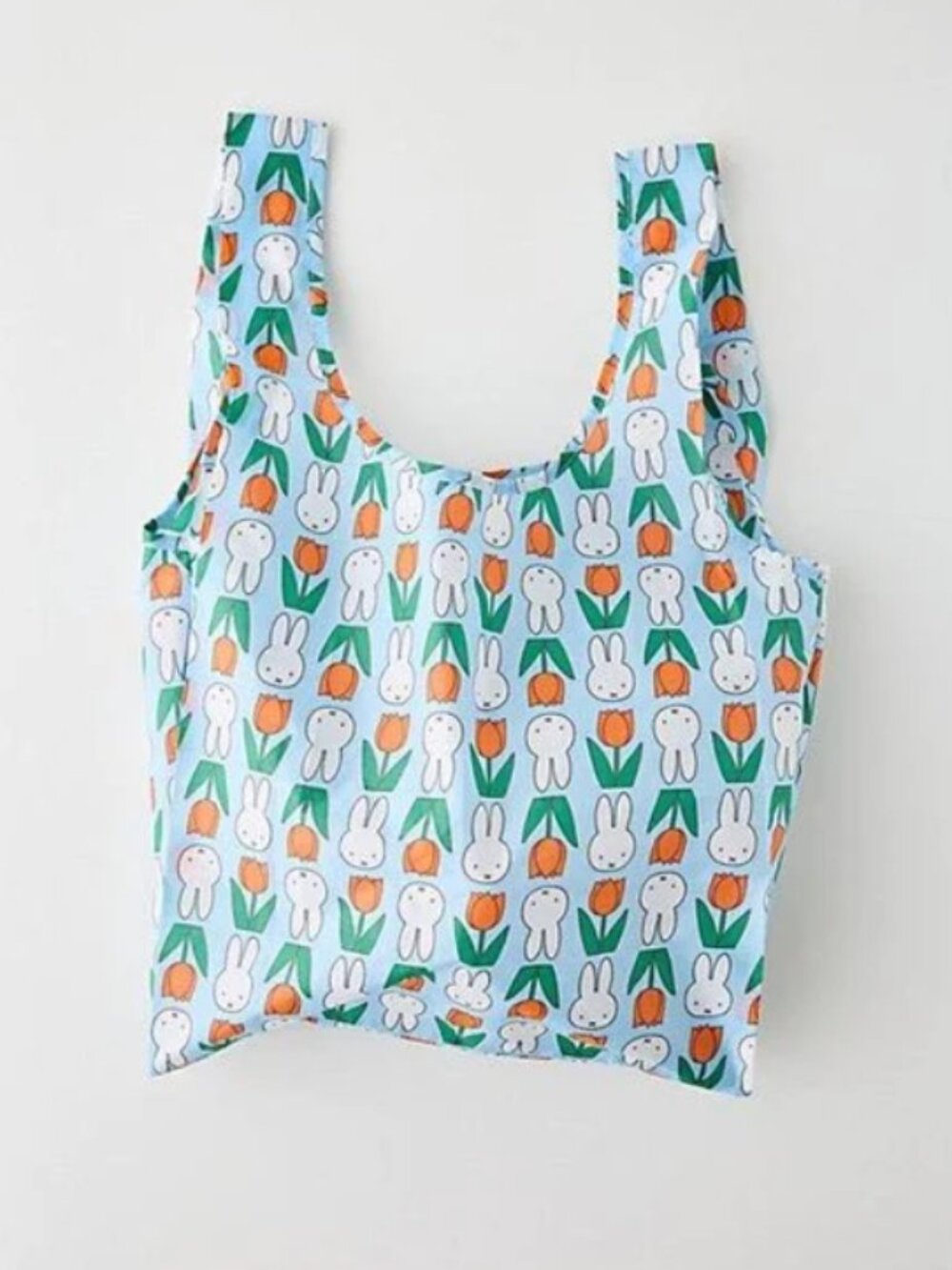 NWT BAGGU Miffy Blue Tulip Standard Tote